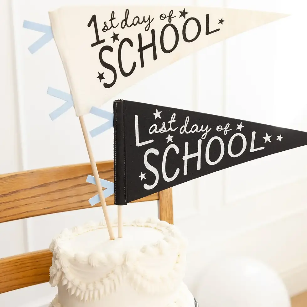 Thumbnail: 1st and Last Day Felt Pennant Set