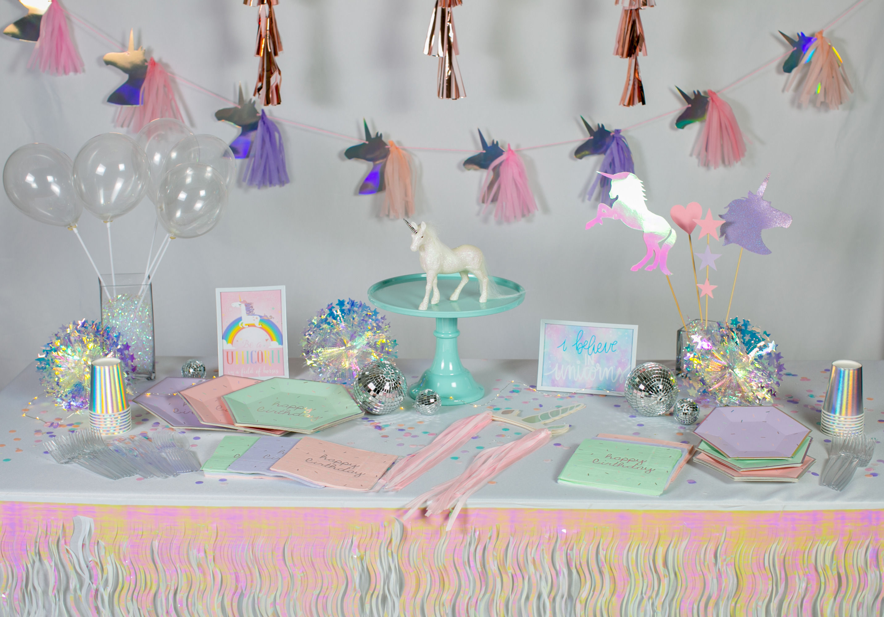 Unicorn Magic Box "PARTY ON" Size