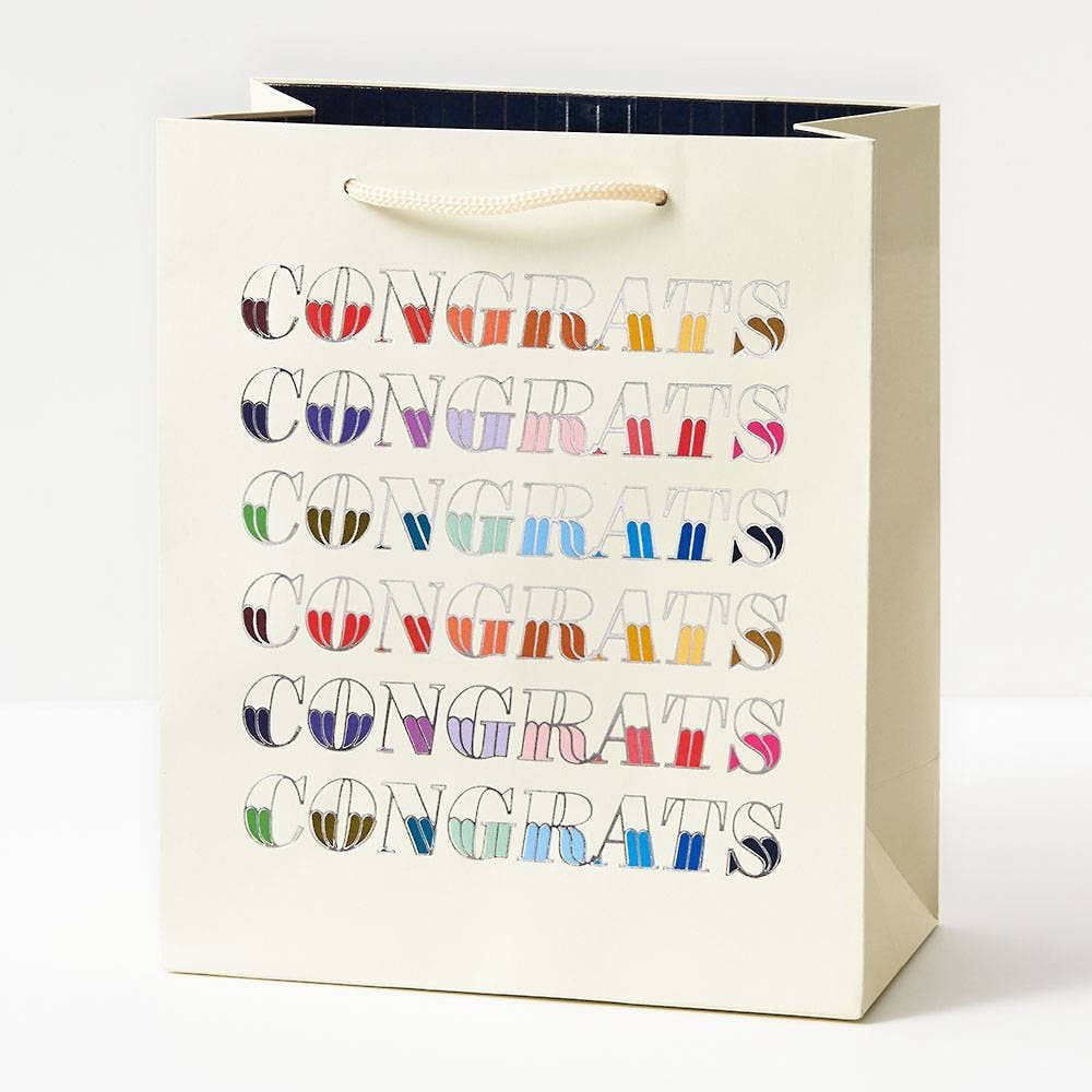 Colorful Congrats Gift Bag
