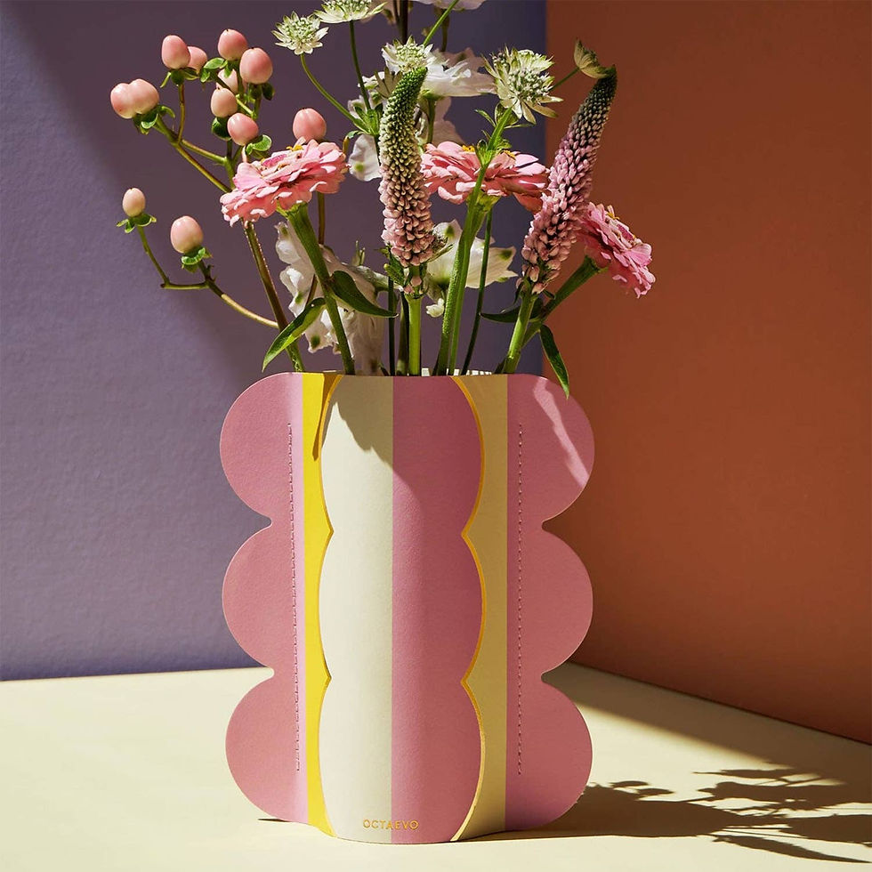 Thumbnail: Octaevo Mini Paper Vase Riviera Wave