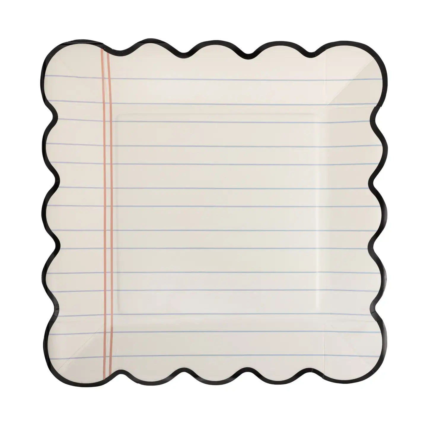 Lined Paper Plate
