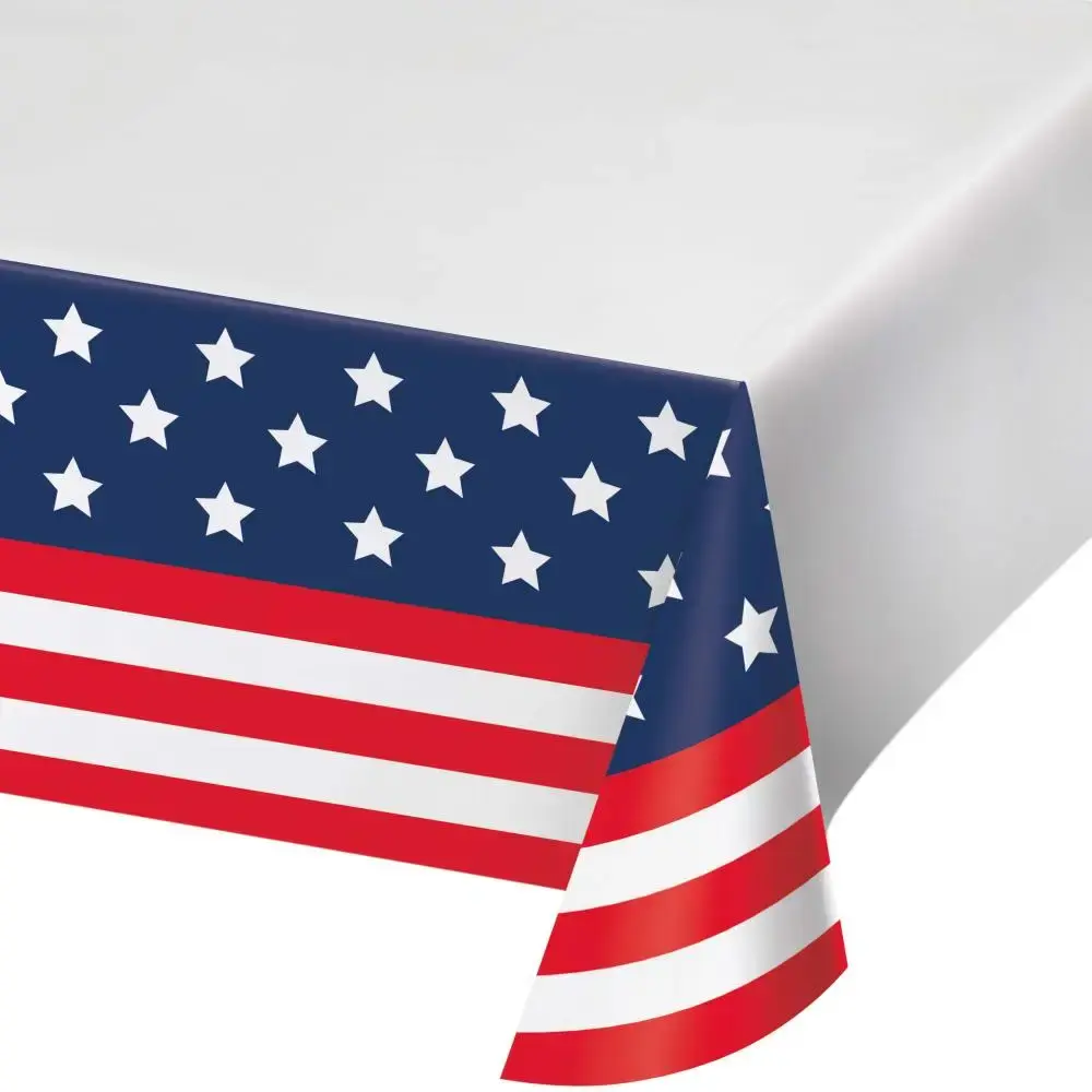 Peace and Patriotism Paper 54" X 96" Tablecover