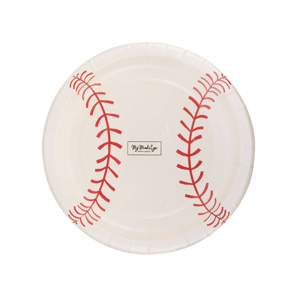 Thumbnail: Baseball Paper Plates