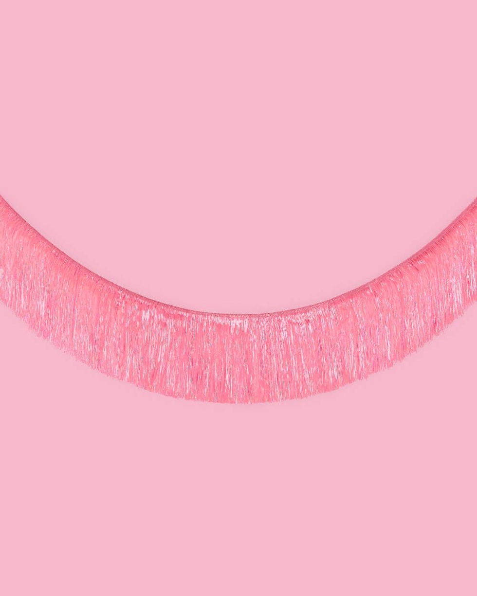 Thumbnail: Party Banner Pink Fringe Decor, Birthday, Bach