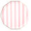 Thumbnail: Petal Pink Signature Cabana Stripe Plates