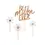 Thumbnail: Gold 'Best Mum Ever' Daisy Cake Topper Set