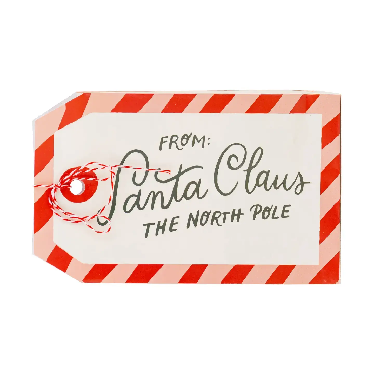 From Santa Tag Treat Bags