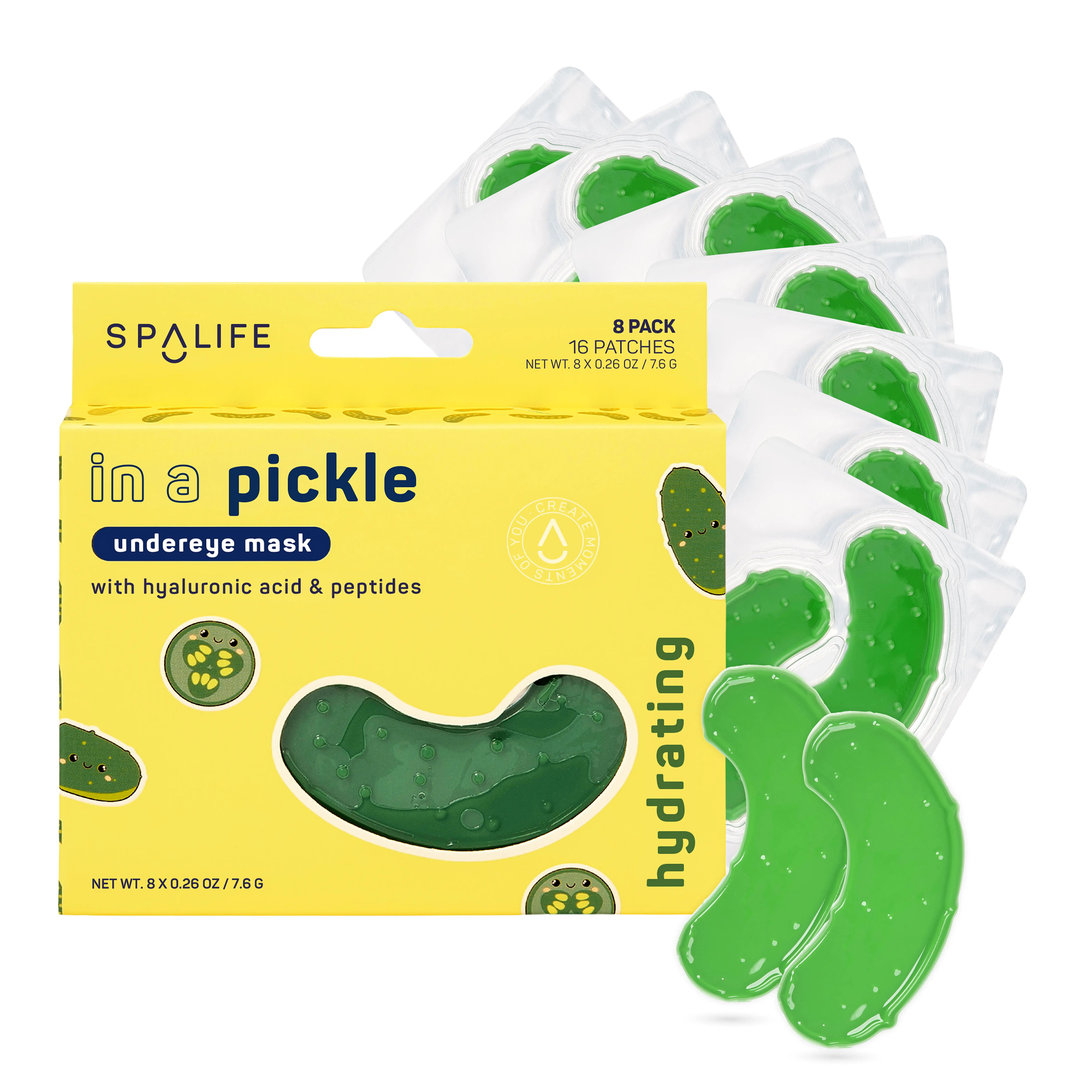 Pickle Shaped Eye Patches 8 Pack