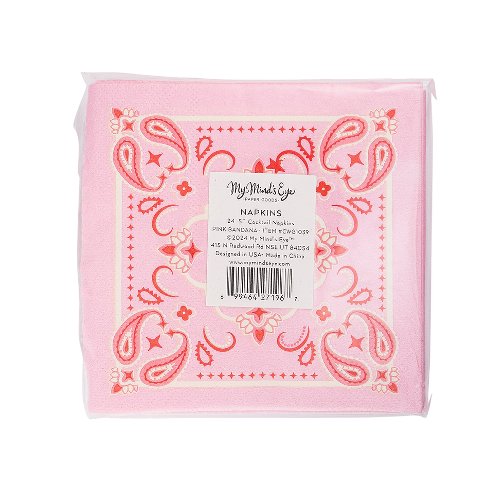 Thumbnail: Bandana Paper Cocktail Napkins