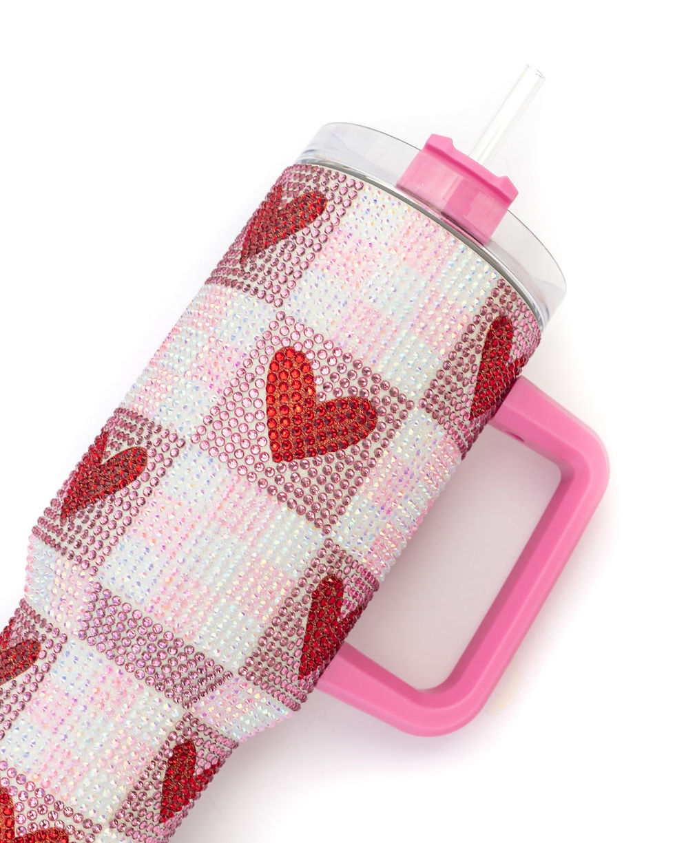 Thumbnail: Heart Eyes Stainless Steel Tumbler