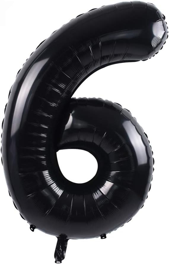 Thumbnail: Black 40 Inch Big Number Balloons