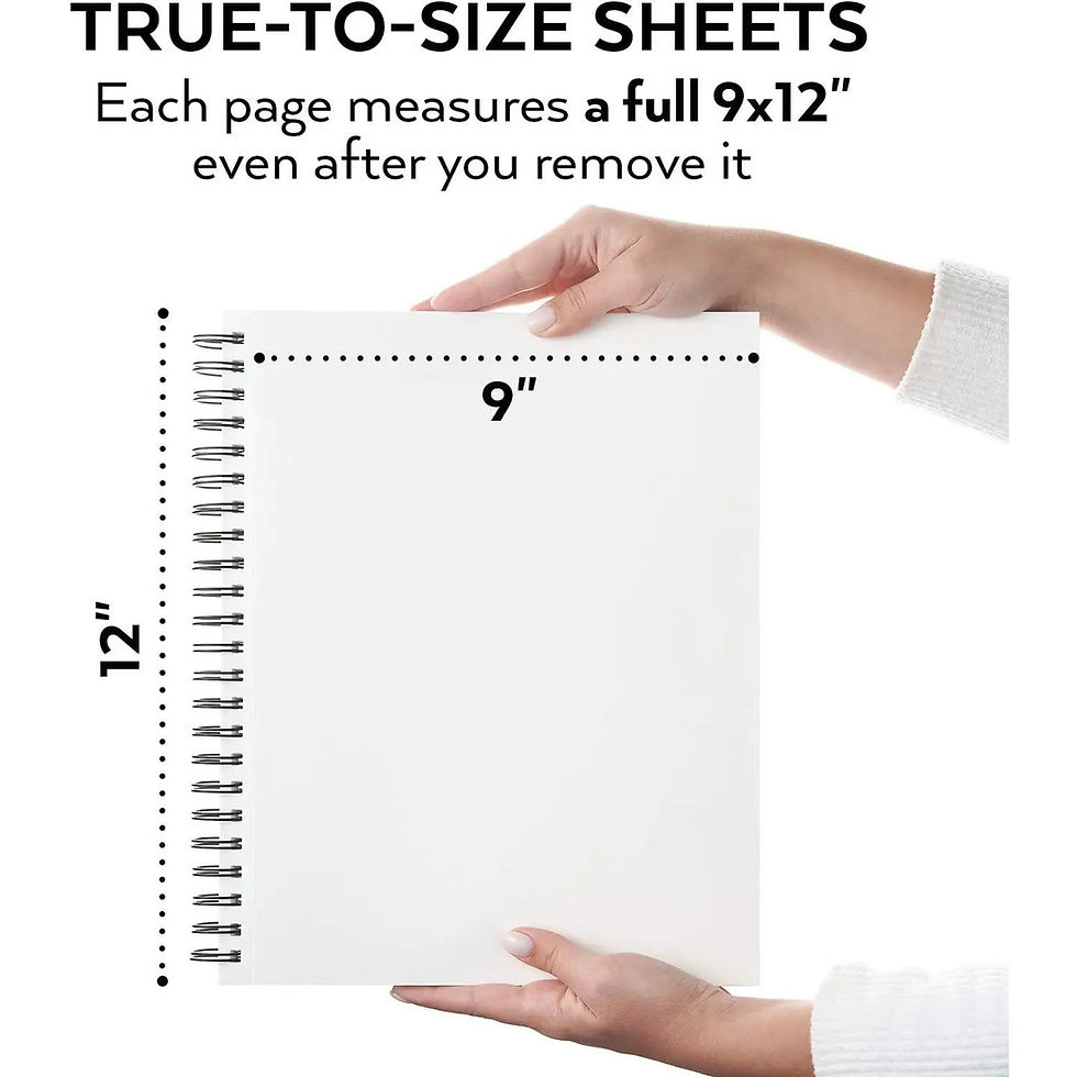 Thumbnail: Arteza Sketch Book 9x12 -100 Sheets Each