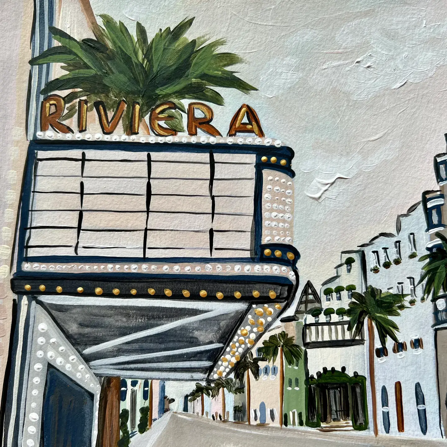 Charleston Inspired Print: the Riviera