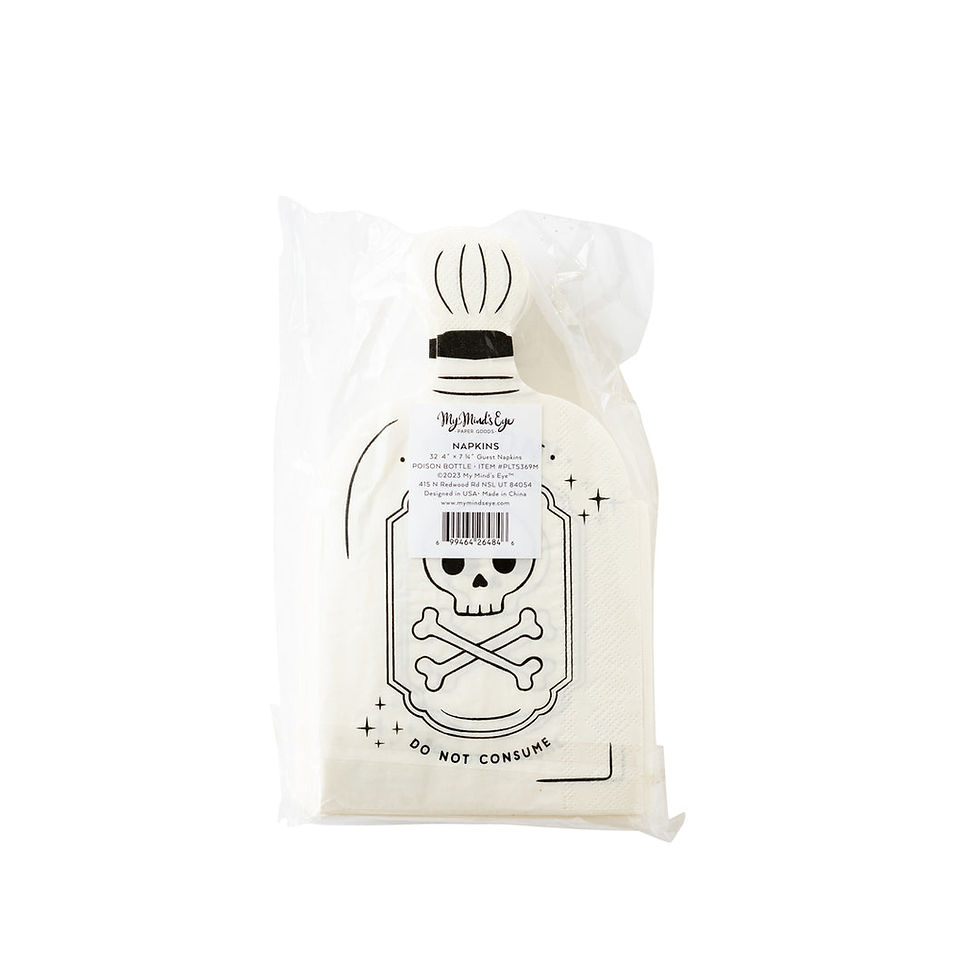 Thumbnail: Poison Bottle Shaped Napkins
