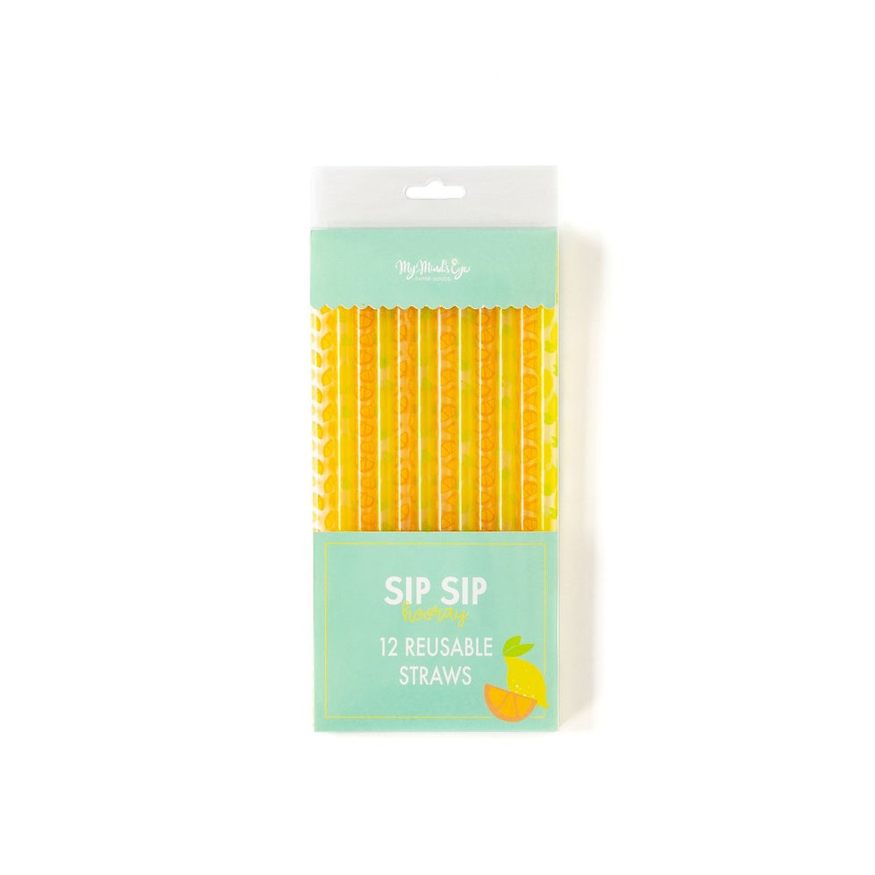 Thumbnail: Lemons &Oranges Reusable Straws