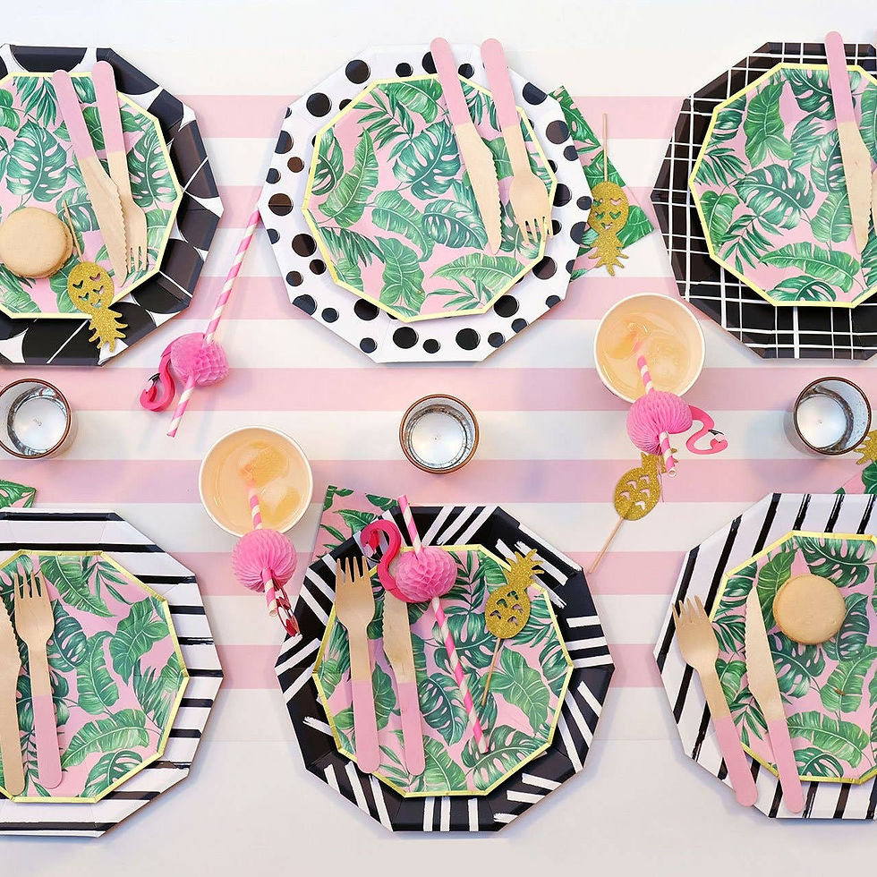 Thumbnail: Palm Leaves Small Paper Party Plates