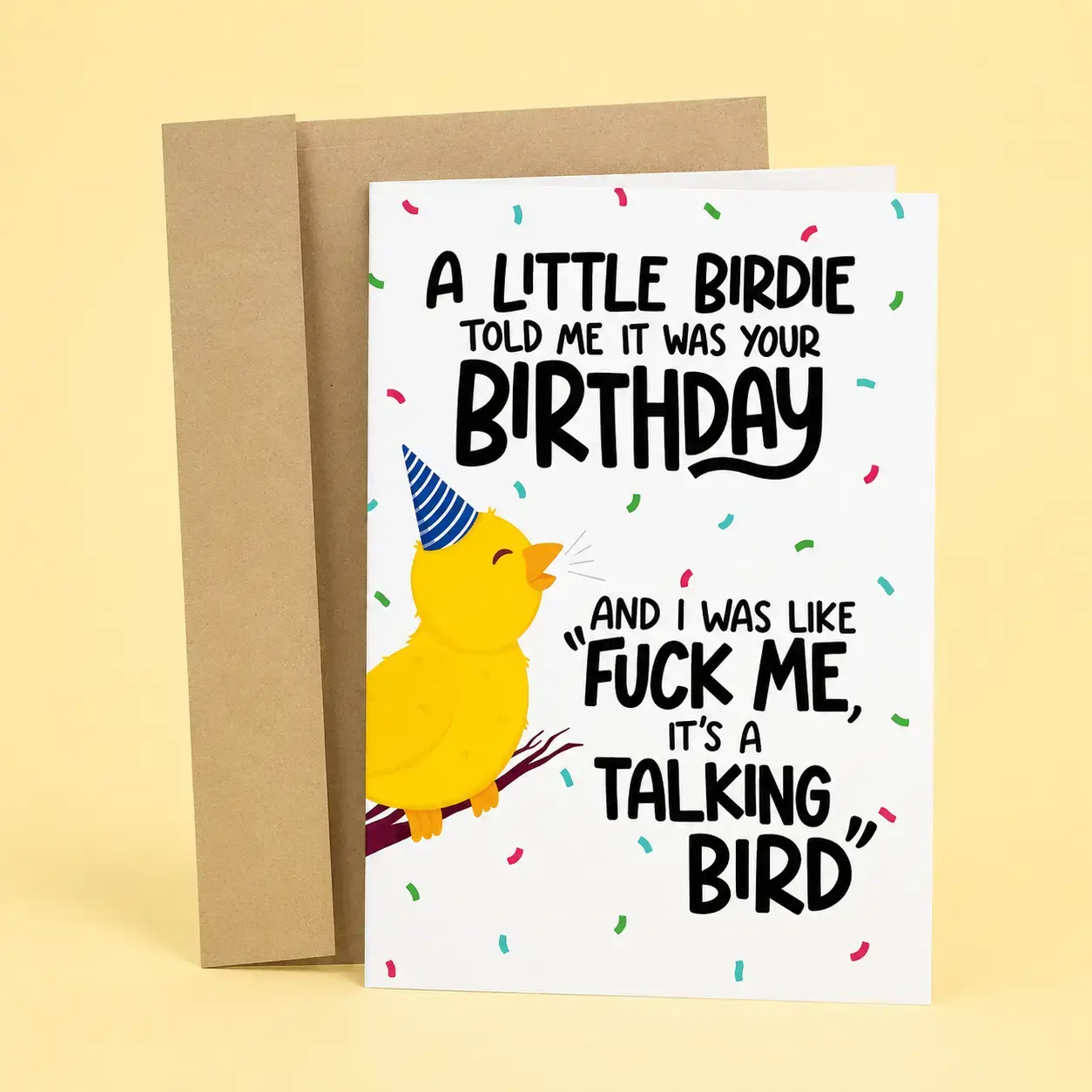 Little Birdie | Funny Birthday Card