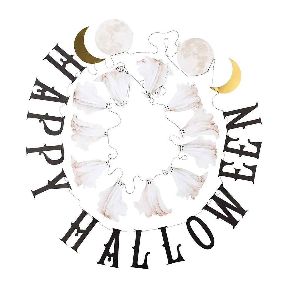Thumbnail: Happy Halloween Ghost Banner Set