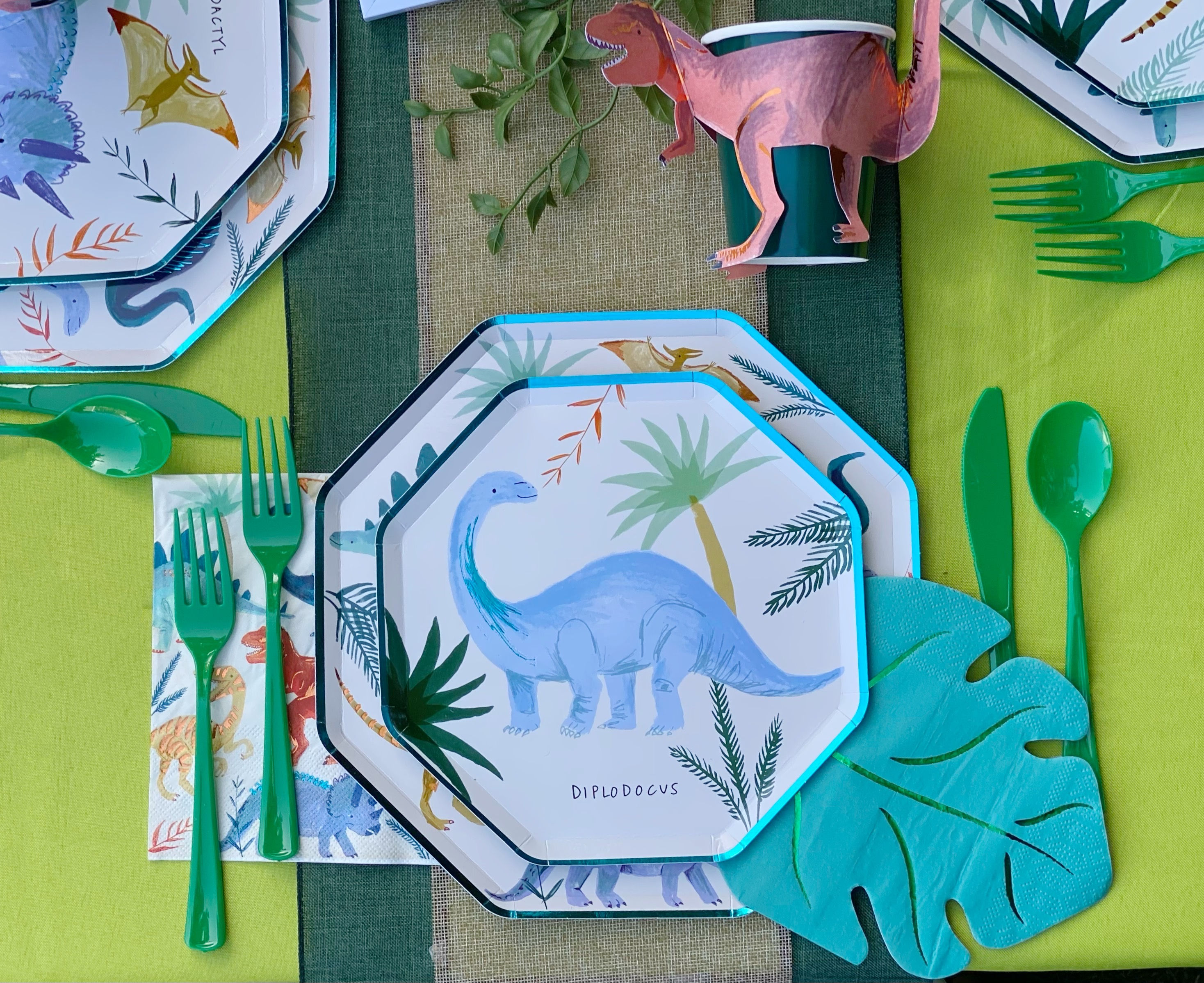 Extra Tableware Kit- Dinosaur Kingdom