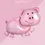 Thumbnail: Pink Pig Foil Balloon