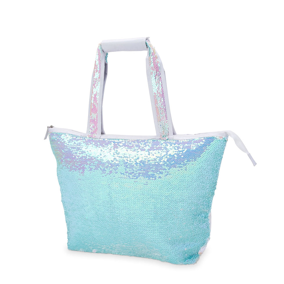Thumbnail: Mermaid Sequined Cooler Tote