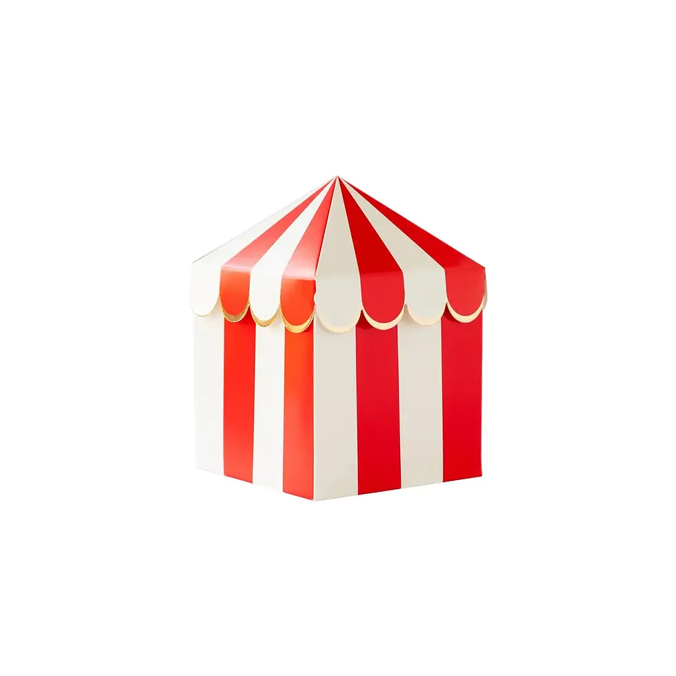 Thumbnail: Carnival Tent Favor/Treat Boxes
