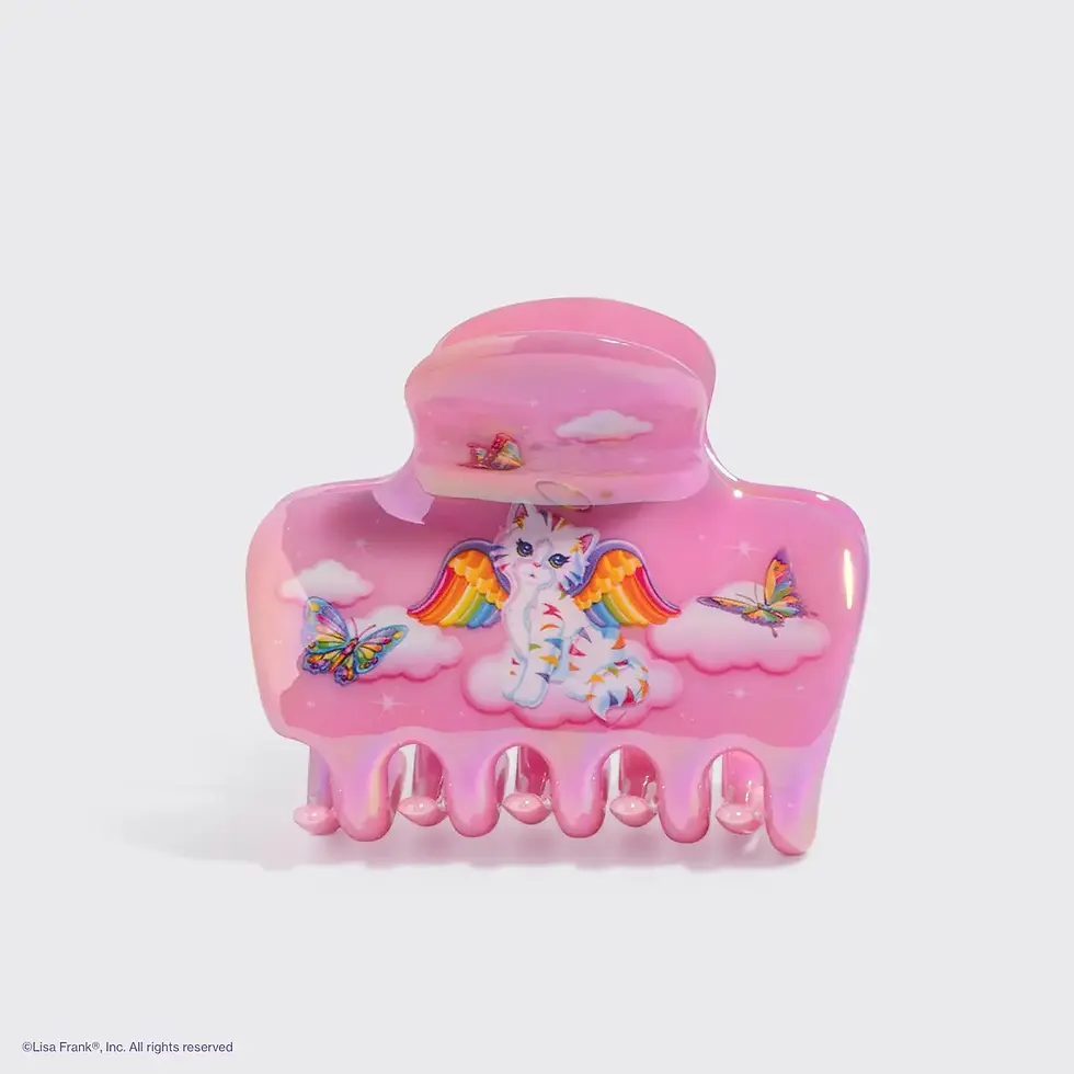 Thumbnail: Lisa Frank X Kitsch Cloud Clip in Angel Kitty™