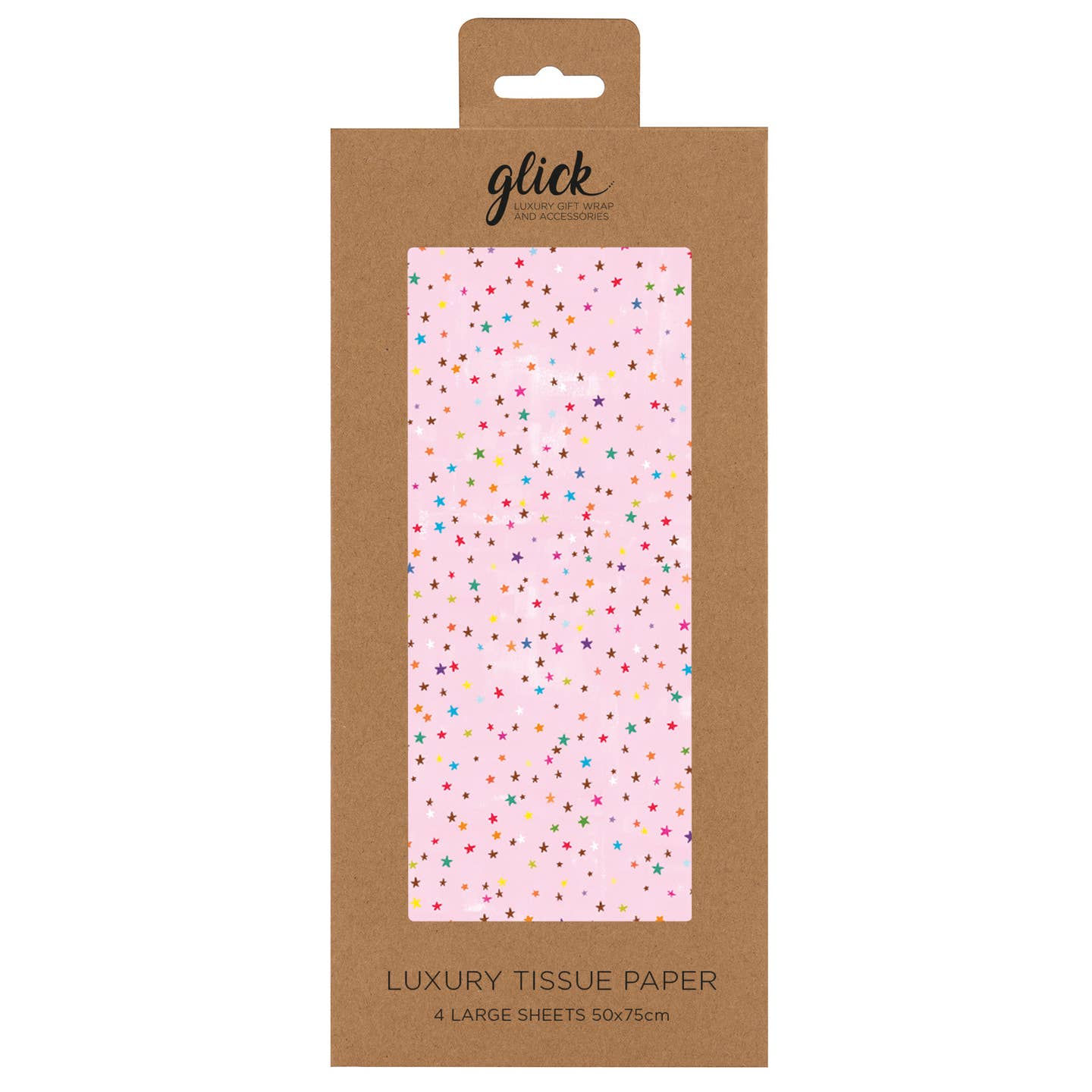 Tissue Stars Pink