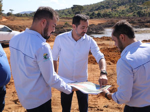 Prefeitura de Senador Canedo inicia construção de nova represa para armazenar água