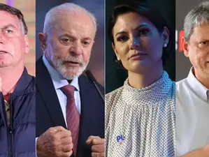 Apex/Futura: Lula empata com Tarcísio, Michelle e Bolsonaro no 1º turno e perde para todos no 2º turno