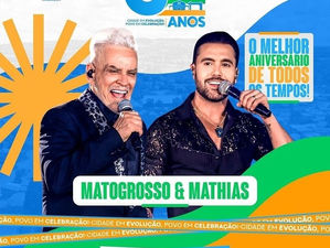 Show é amanhã na grandiosa festa de aniversário de Caldazinha não perca