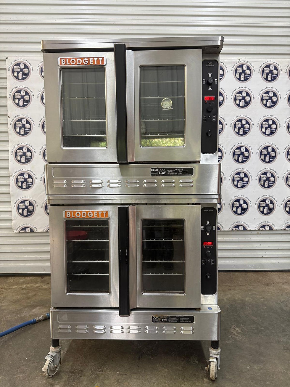 Thumbnail: Blodgett DFG-100 Dual Flow Double Deck Gas Convection Oven