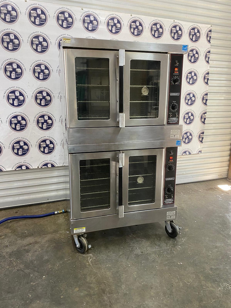 Thumbnail: Hobart HGC5-11D3 Commercial Double Stack gas Convection Oven