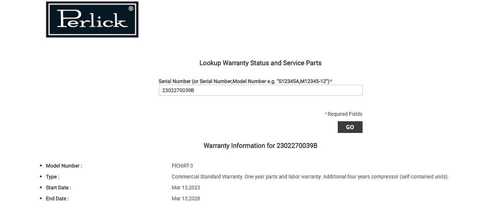 Thumbnail: Perlick FR36RT-3 36"  Glass Froster