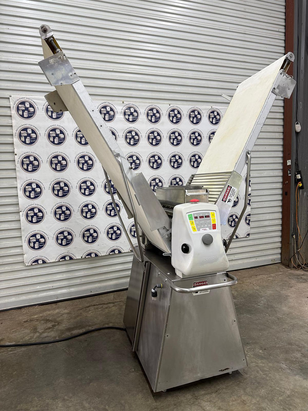 Thumbnail: RONDO DOGE SFS 611 Commercial Dough Sheeter Bakery Roller Serial C5A031103