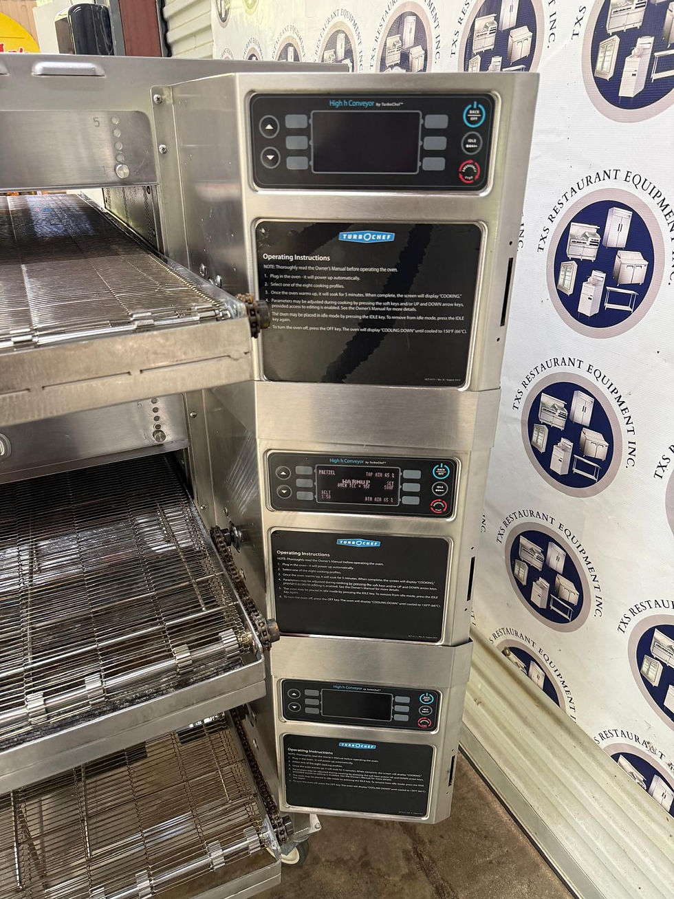 Thumbnail: TurboChef HhC 2020 Triple Stack Commercial Conveyor Ovens – 3 Units