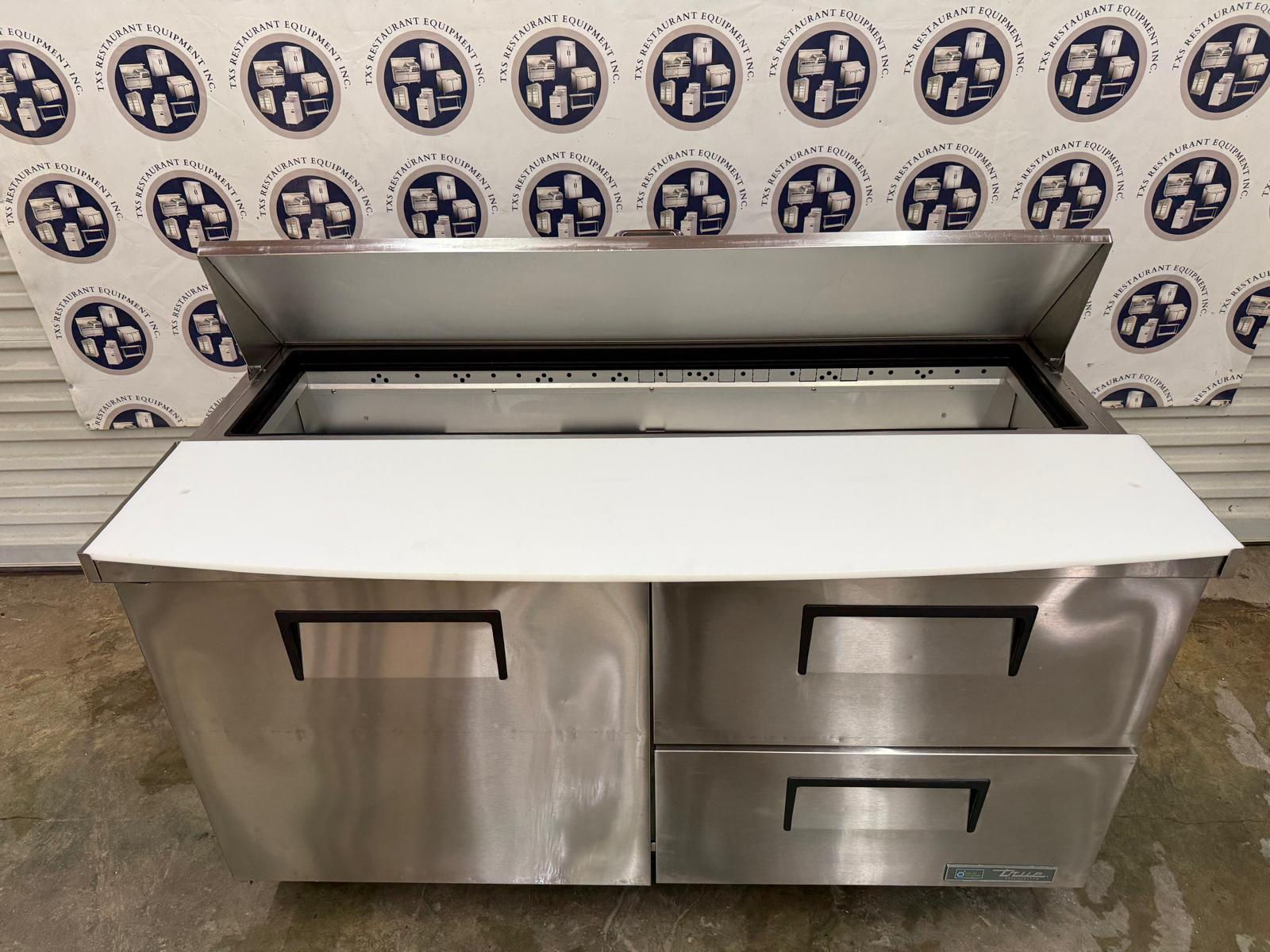 2024 True TSSU-60-16D-2-HC 60" Refrigerated Sandwich Prep Table | 1 Door | 2 Dra