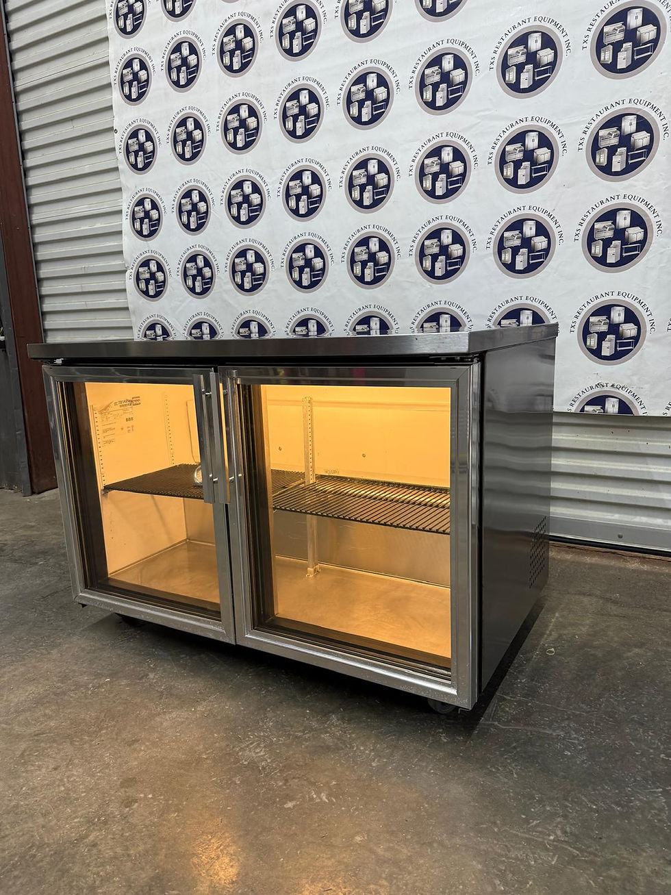 Thumbnail: True TUC-48G-FGD01 48 3/8" Undercounter Refrigerator with Glass Doors