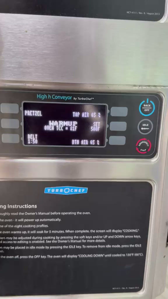Thumbnail: TurboChef HhC 2020 Triple Stack Commercial Conveyor Ovens – 3 Units