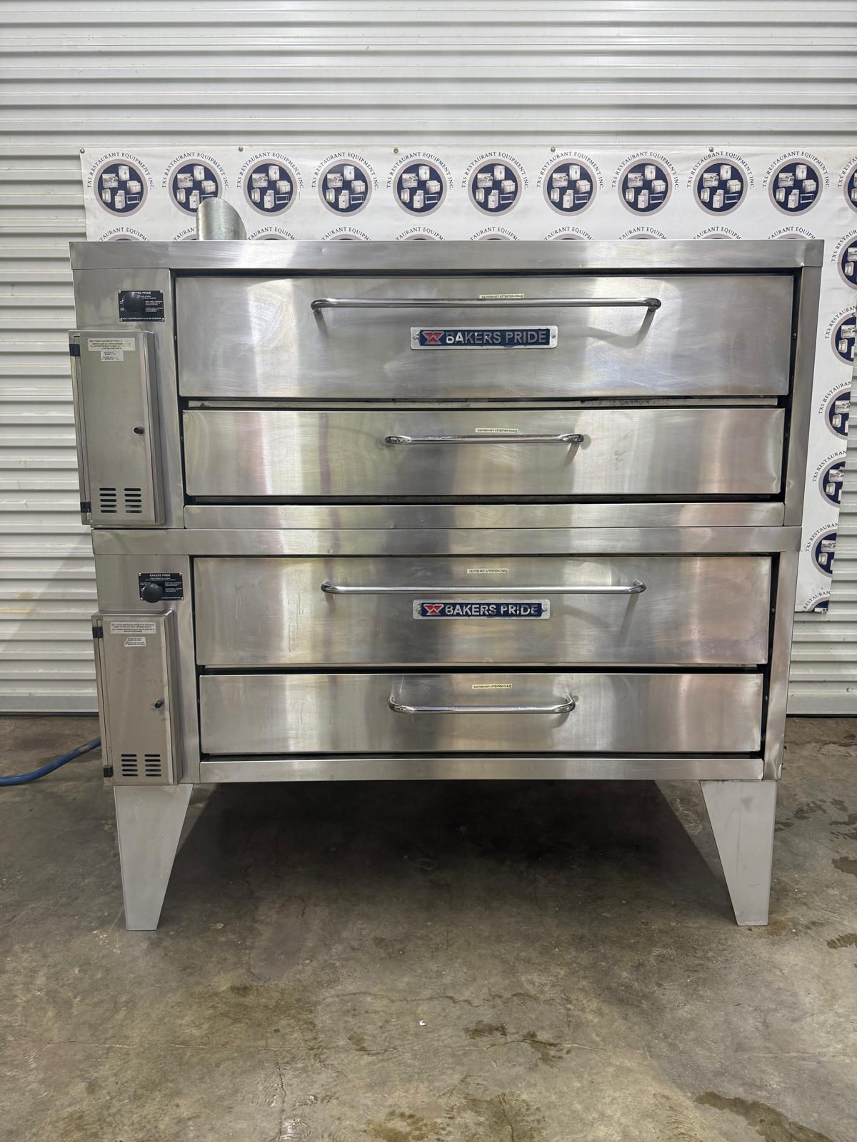 Bakers Pride Model 451 Double-Stack Commercial Gas Pizza Oven