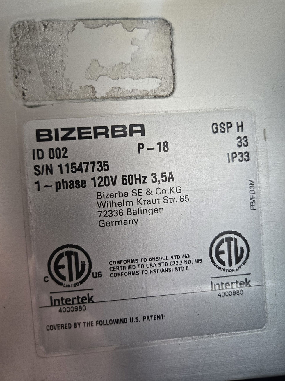 Thumbnail: BIZERBA MEAT SLICER, GSP H, (2018), 60Hz, check the description