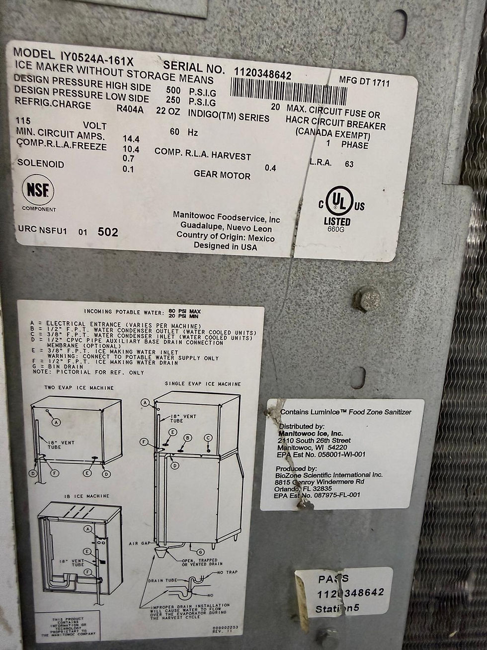 Thumbnail: Manitowoc IY-0524A - Indigo Ice Machine - Half Dice, Air Cooled, 485 lbs. Capaci