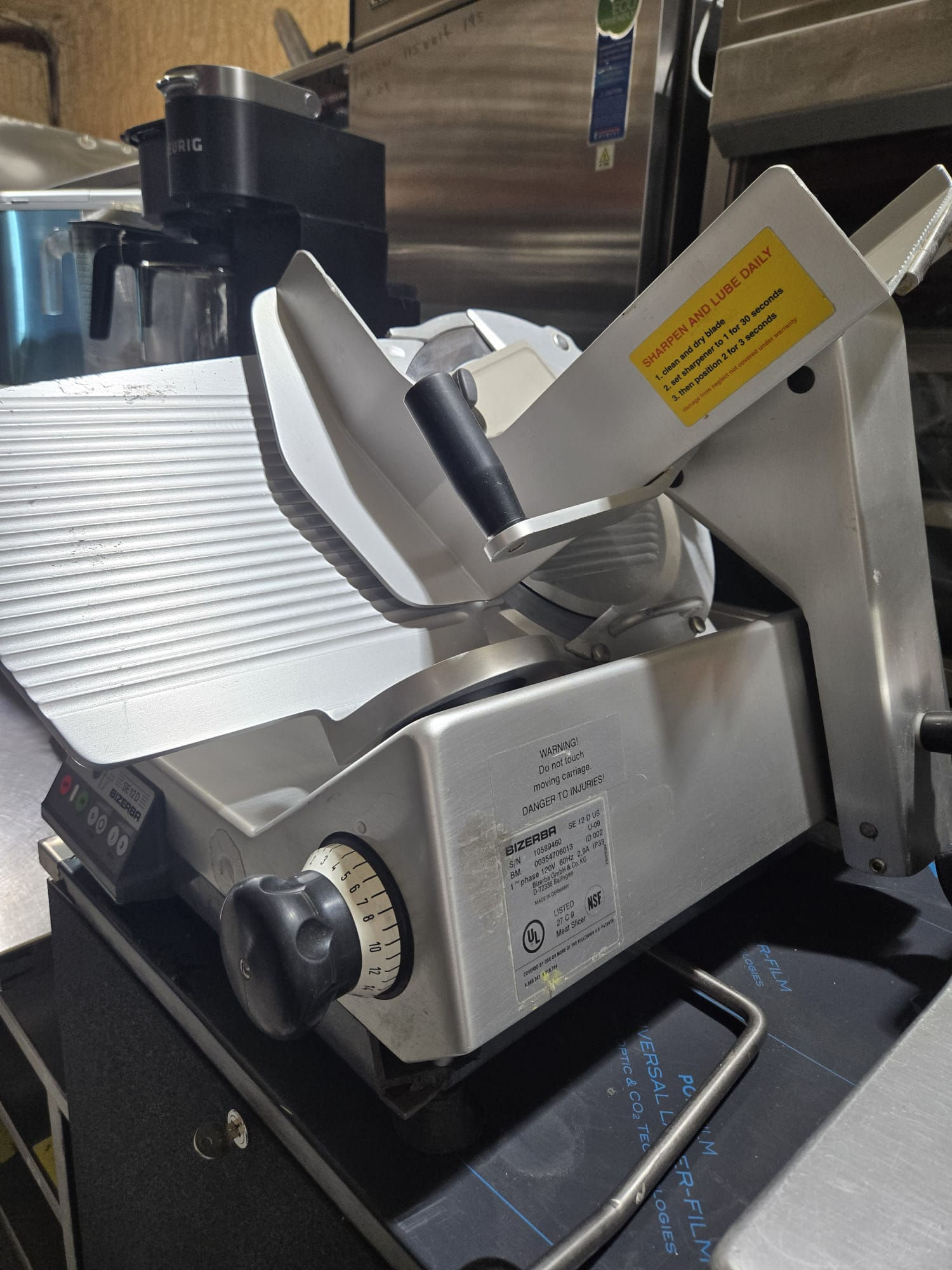 BIZERBA MEAT SLICER, SE 12 D, (2009), 60 Hz, check the description