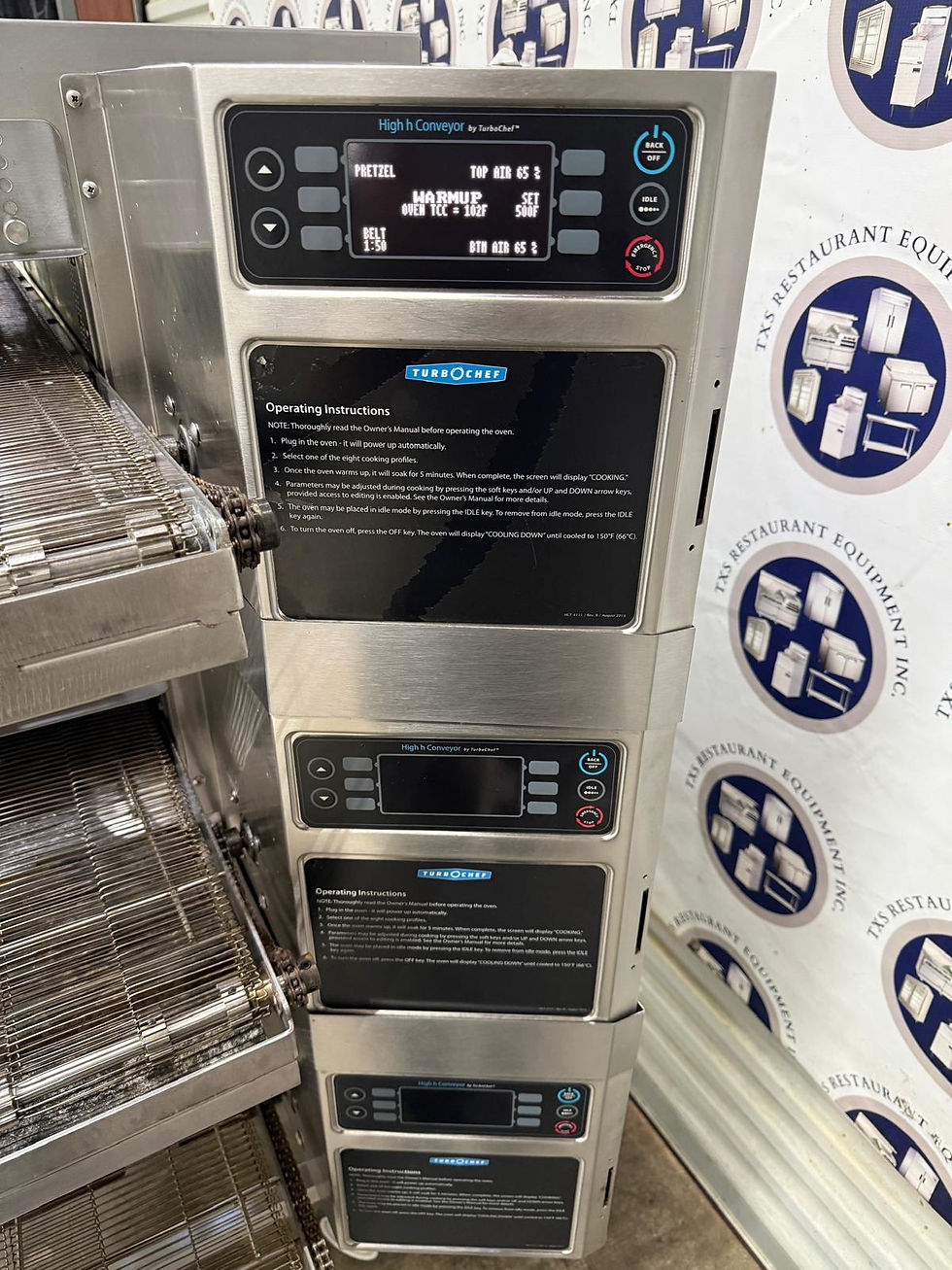 Thumbnail: TurboChef HhC 2020 Triple Stack Commercial Conveyor Ovens – 3 Units