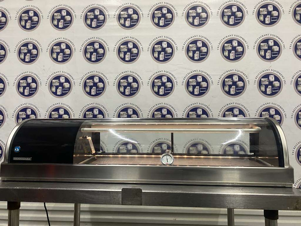 Thumbnail: Hoshizaki HNC-120BA-L-SLH Curved Glass Refrigerated Sushi Display Case 47" - Lef