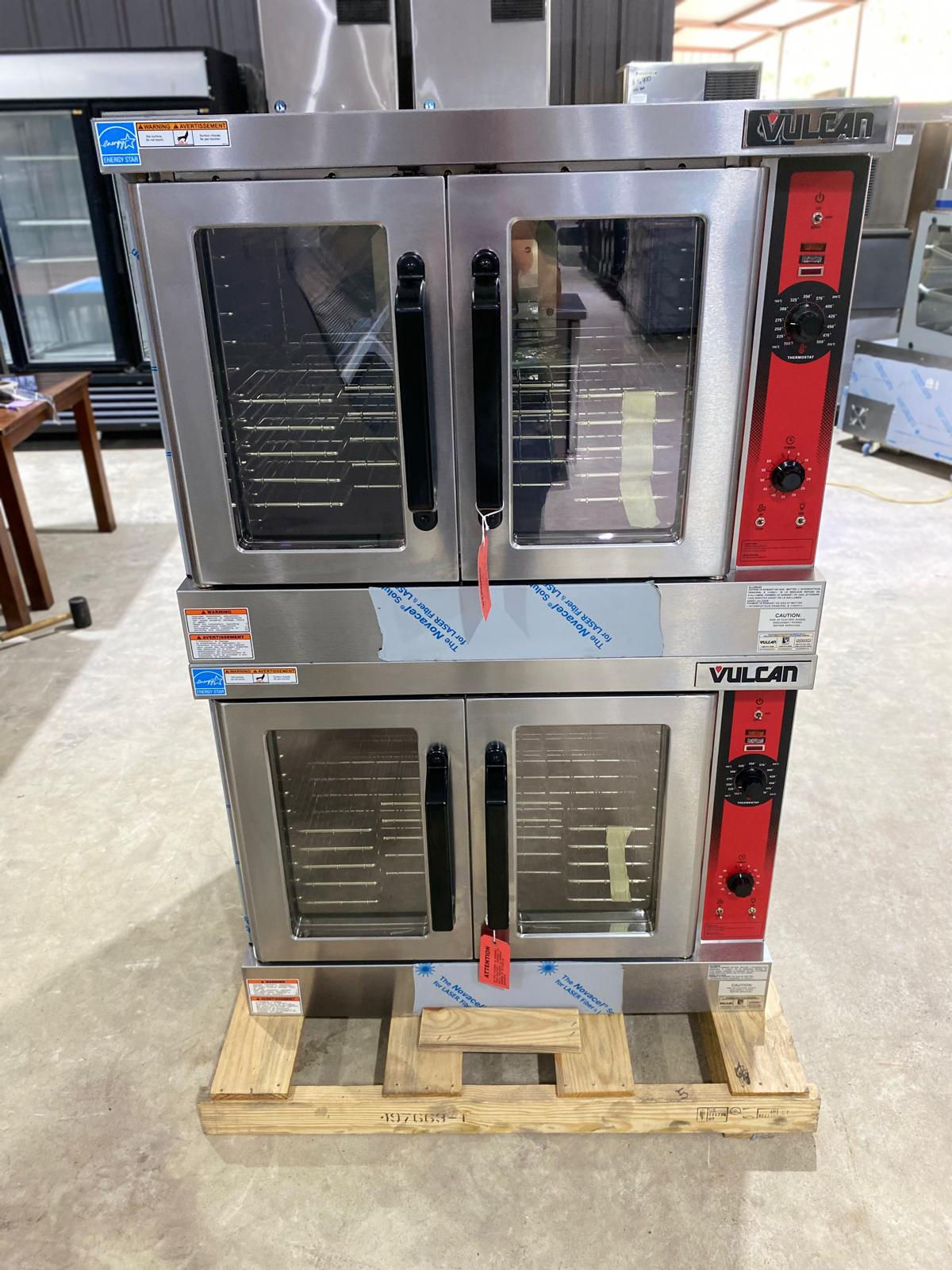 VULCAN Natural Gas Double Deck Full Size Gas Convection Oven