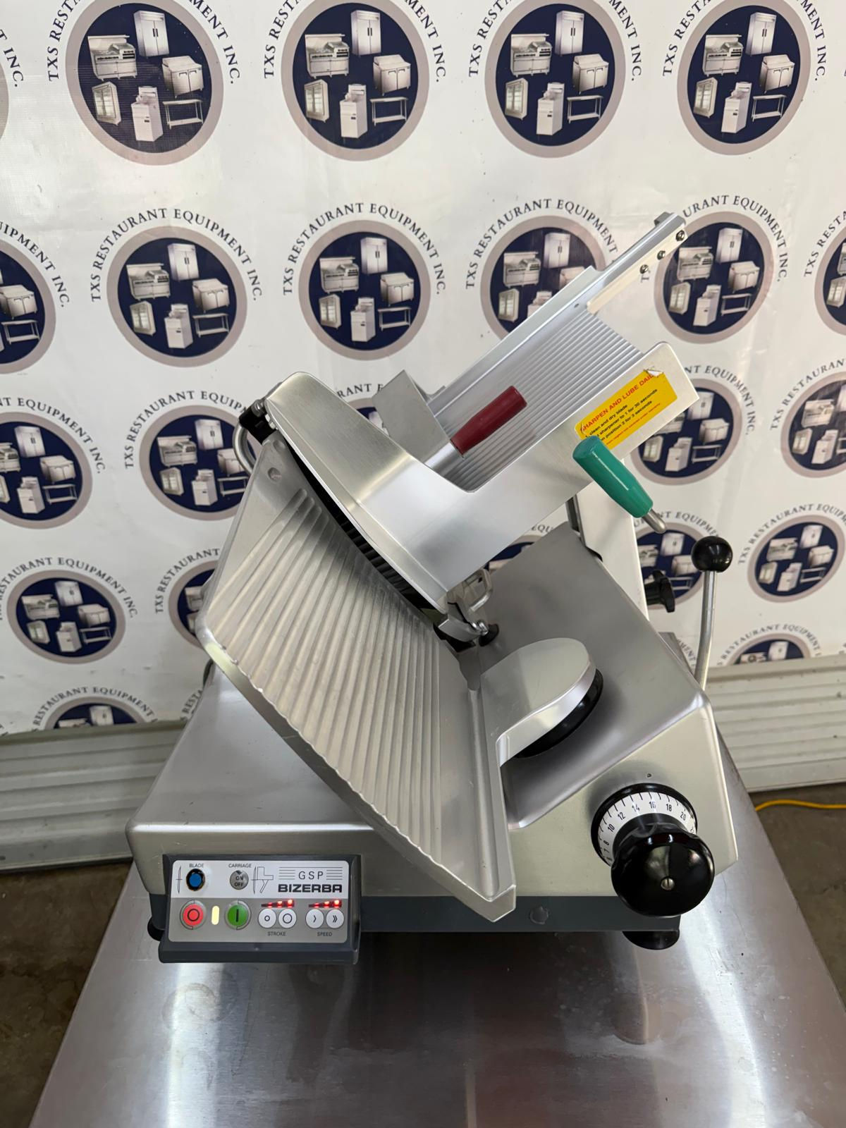Bizerba GSP HD Automatic Gravity Feed Meat & Cheese Slicer – 120V