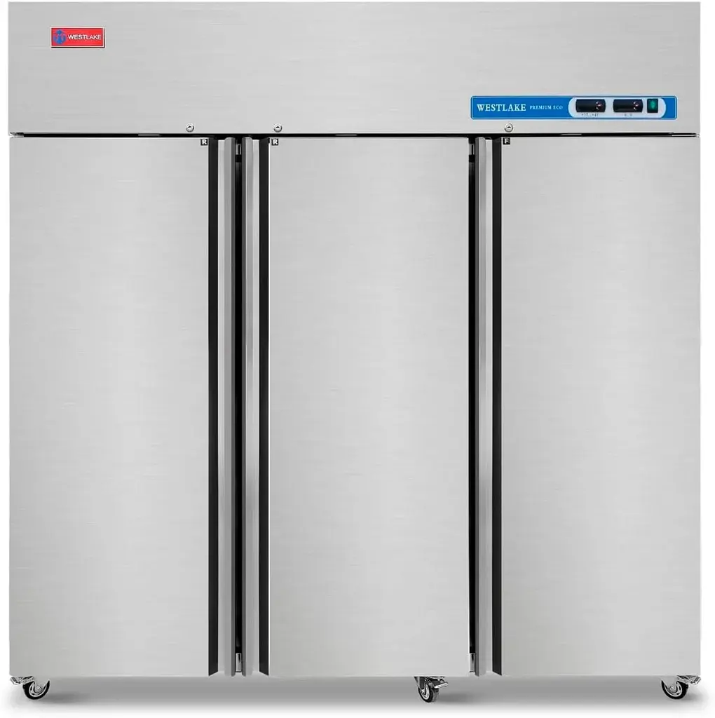 Westlake 3-Door Commercial Refrigerator & Freezer Combo (WK-72RF)