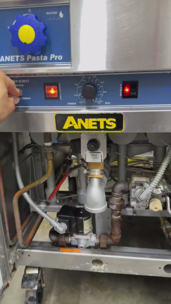 Thumbnail: ANETS GPC-18  17 Gallon Gas Pasta Cooker w/ Single Tank, Solid State Controls,