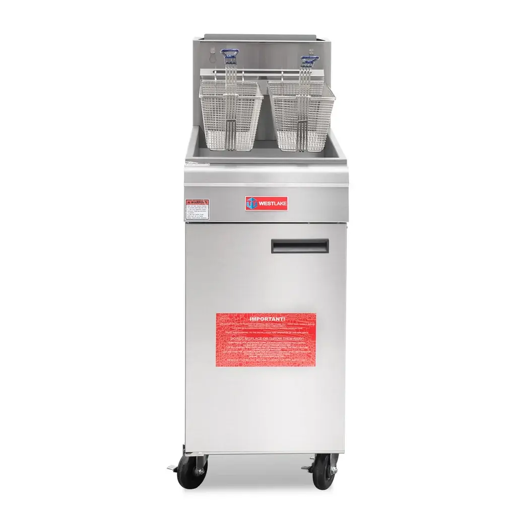 WESTLAKE 50 lb. Commercial Gas Floor Fryer (Model GF120)